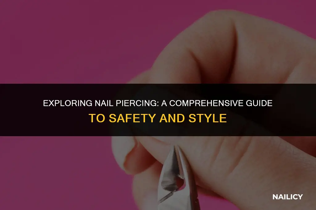 can you get your nails pierced