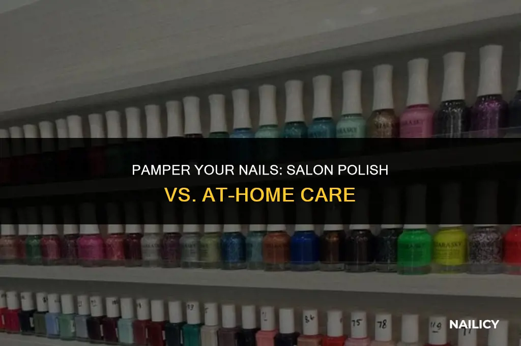 can you get your nails polish at a salon