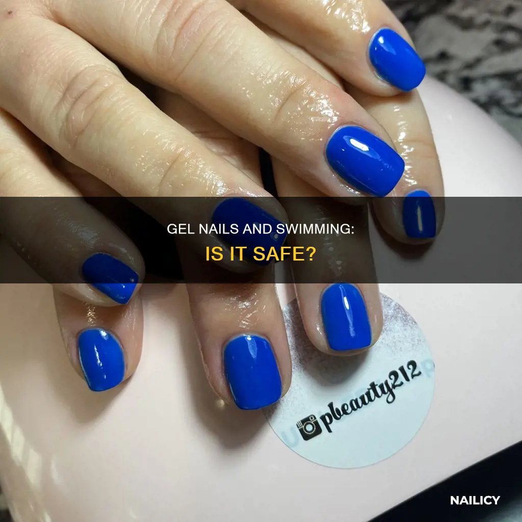 can you go in the pool with gel nails