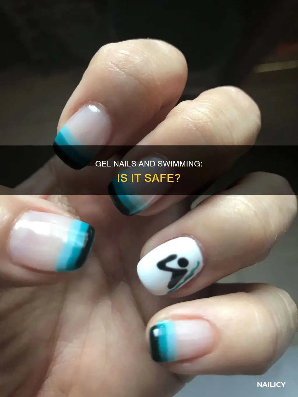 can you go swimming after gel nails