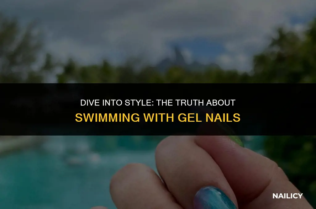 can you go swimming after getting gel nails