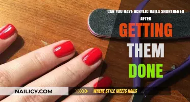 Trimming Acrylic Nails: A Guide to Shortening Them Post-Application
