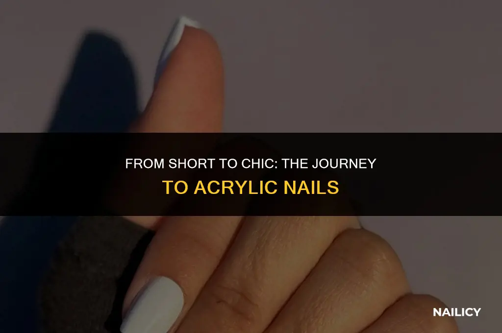 can you have short nails and get acrylics
