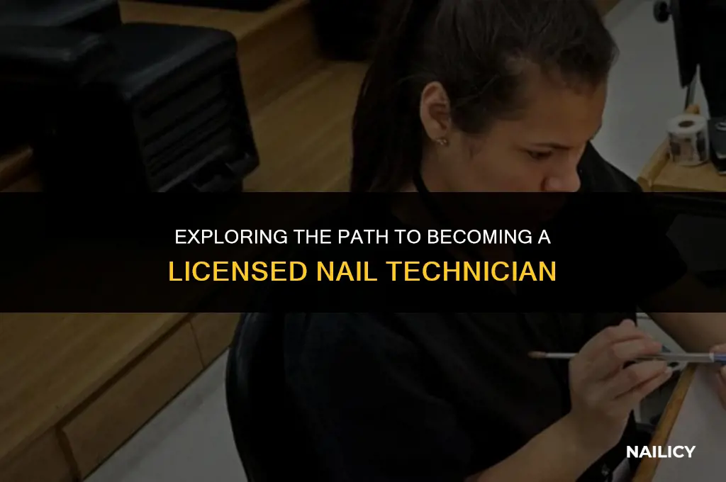 can you just get a nail tech license