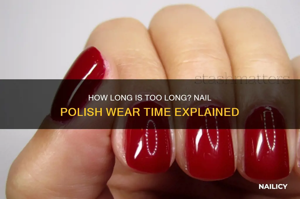 can you leave nail polish on too long
