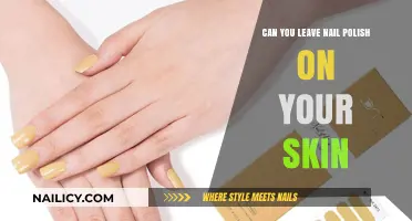 Is It Safe to Leave Nail Polish on Your Skin?