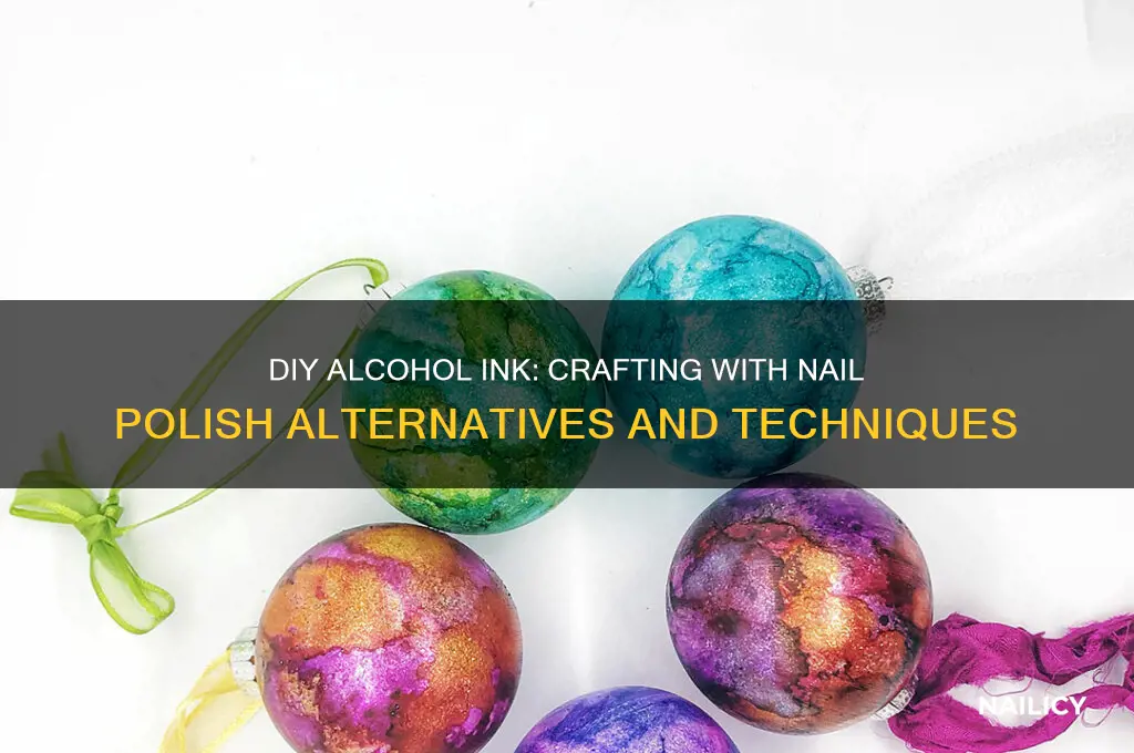can you make alcohol ink with nail polish