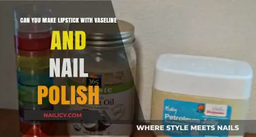 DIY Lipstick: Mixing Vaseline and Nail Polish – Safe or Risky?