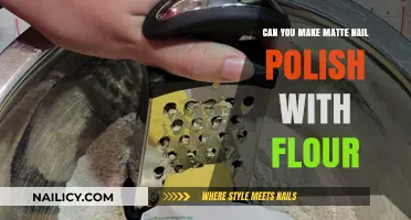 DIY Matte Nails: Using Flour to Transform Shiny Polish