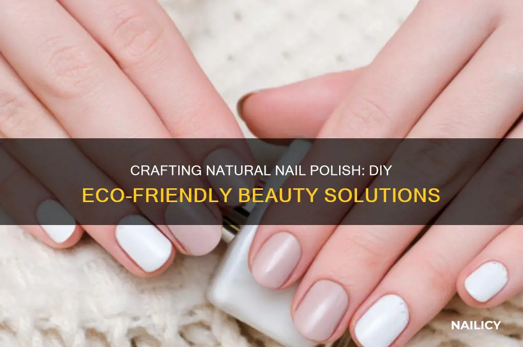 can you make natural nail polish