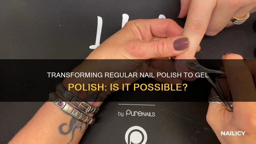 can you make regular nail polish into gel polish