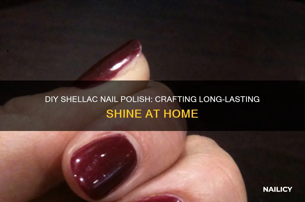 can you make your own shellac nail polish