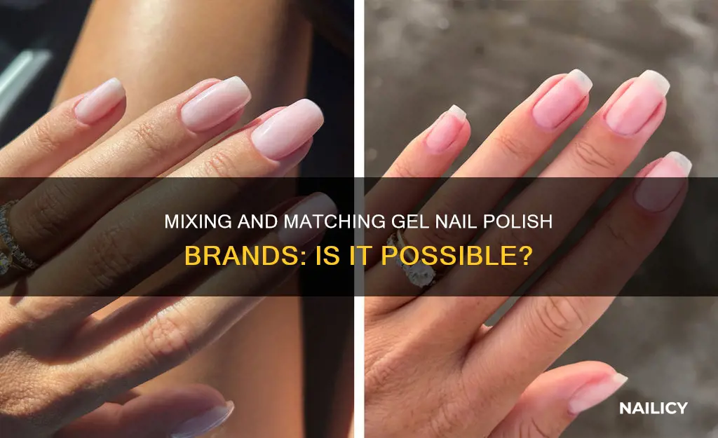 can you mix and match gel nail polish brands