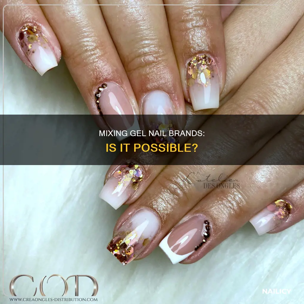 can you mix gel nail brands
