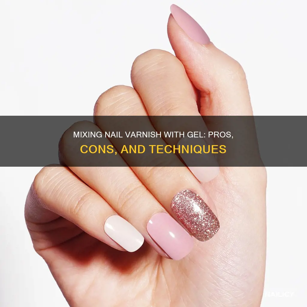 can you mix nail varnish with gel