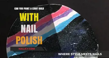 Painting Light Bulbs with Nail Polish: Creative DIY or Safety Hazard?