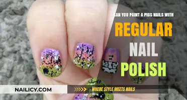 Painting Pig Nails: Can Regular Nail Polish Work Safely?