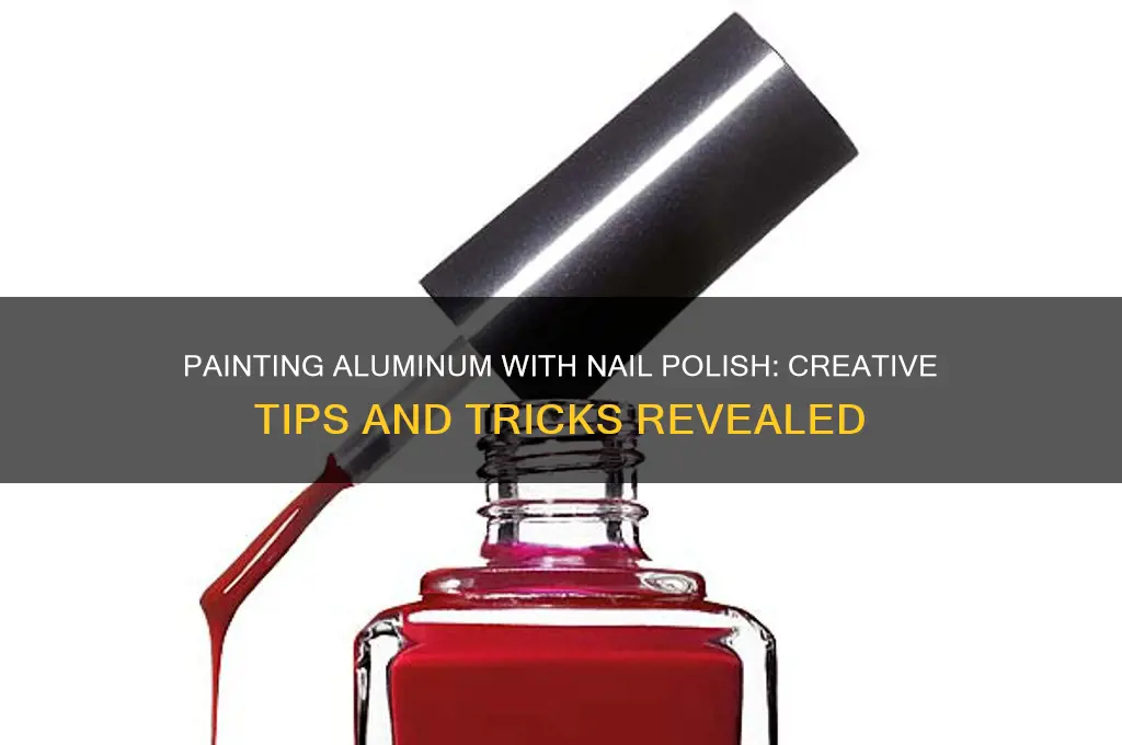 can you paint aluminum with nail polish
