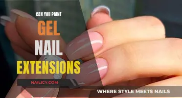 How to Paint Gel Nail Extensions Perfectly