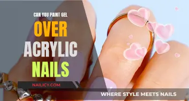 Gel Painting on Acrylic Nails: A Creative Exploration