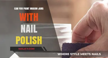 Creative DIY: Painting Mason Jars with Nail Polish – Easy Tips