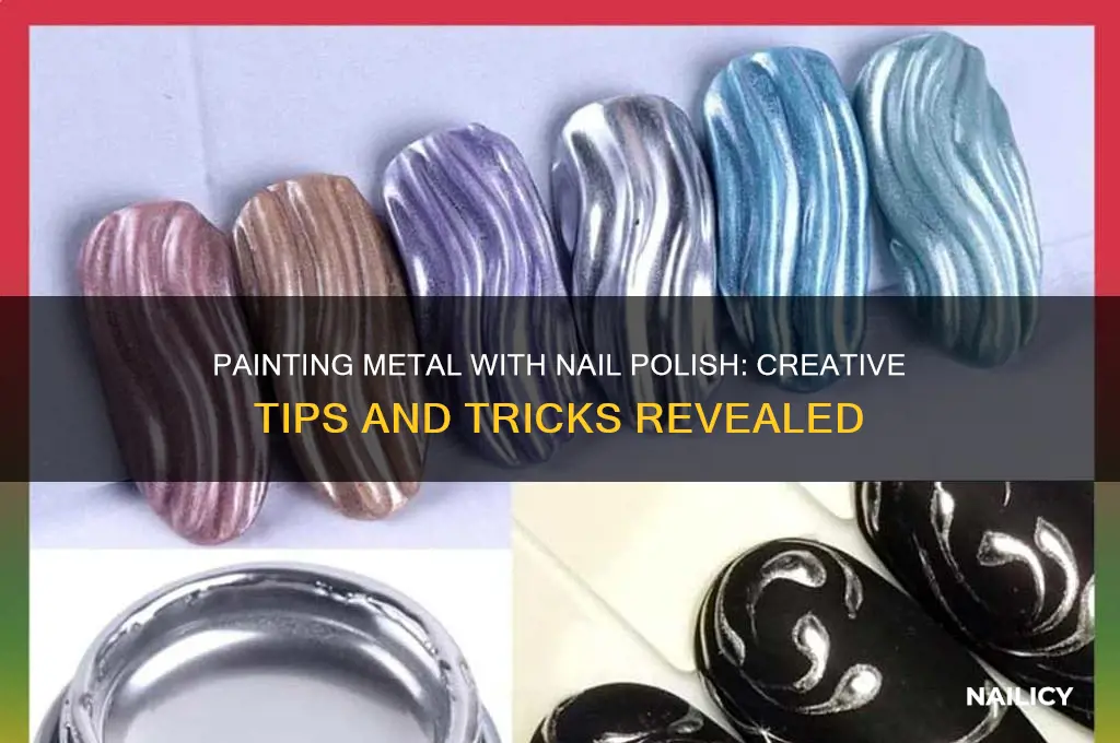 can you paint metal with nail polish