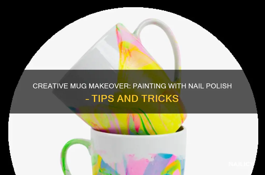 can you paint mugs with nail polish