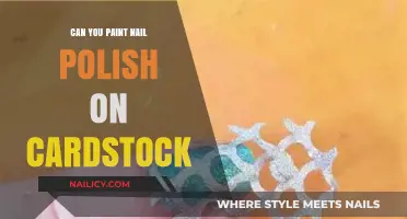 Painting Nail Polish on Cardstock: Creative Tips and Techniques