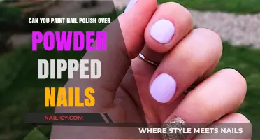 Can You Paint Nail Polish Over Powder Dipped Nails?