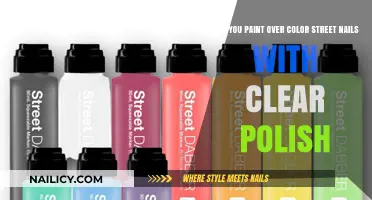 Can You Paint Over Color Street Nails with Clear Polish?
