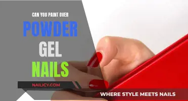 How to Paint Over Powder Gel Nails