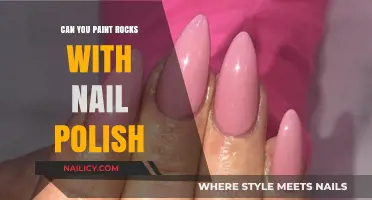 Creative Rock Painting: Using Nail Polish for Vibrant, Shiny Designs