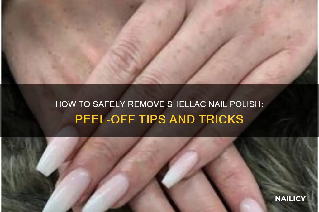 can you peel off shellac nail polish