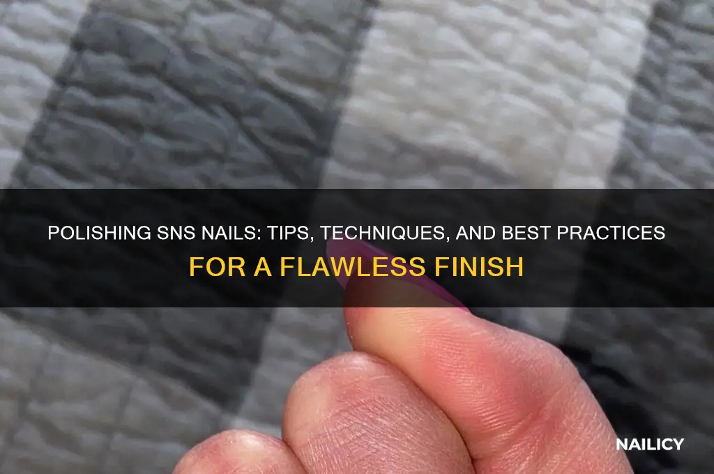 can you polish sns nails