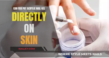 Acrylic Nails: Safe to Apply Gel on Skin?