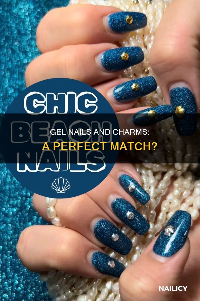 can you put charms on gel nails