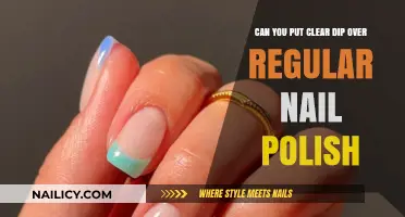Clear Dip Over Regular Nail Polish: A Durable Manicure Hack?