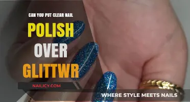 Clear Nail Polish Over Glitter: Tips for Long-Lasting Sparkle