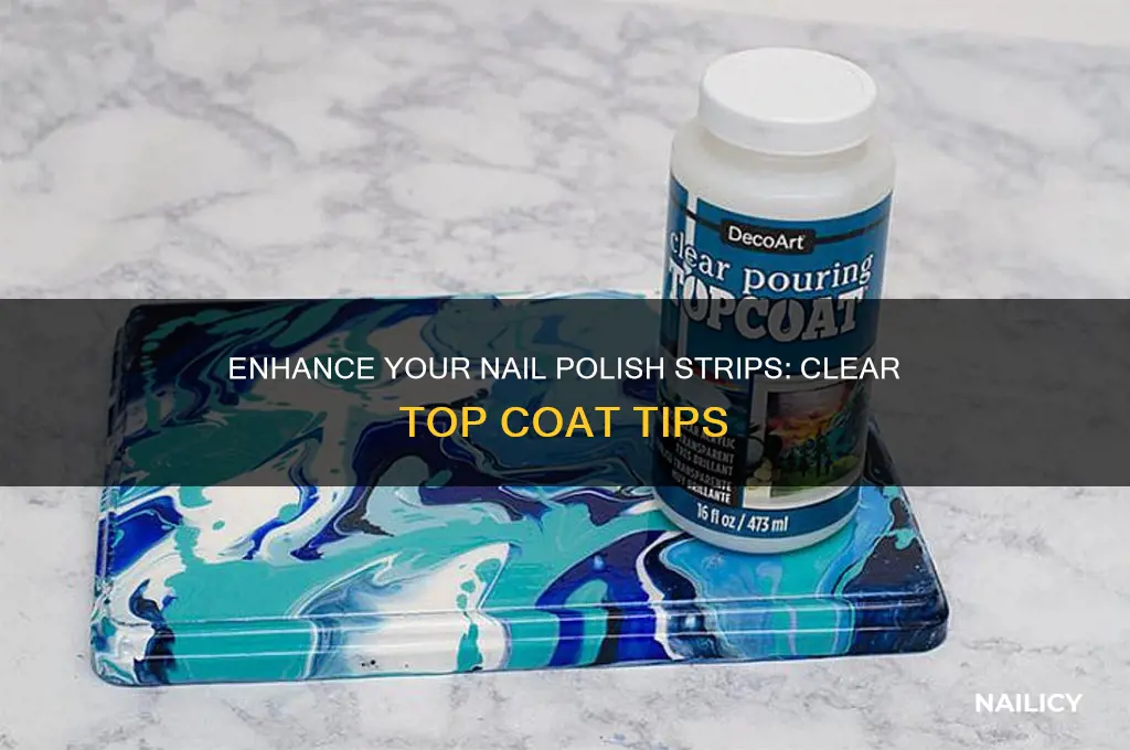 can you put clear nail polish over nail polish strips