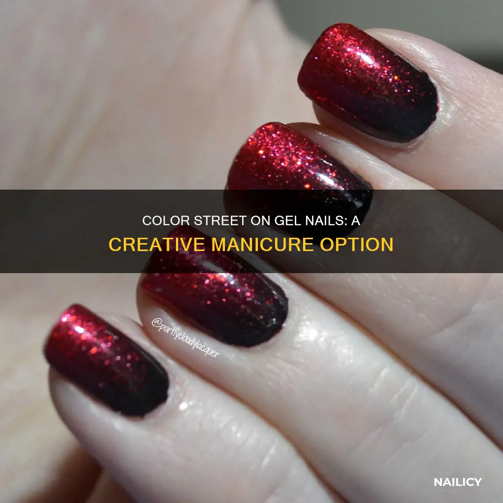 can you put color street on gel nails