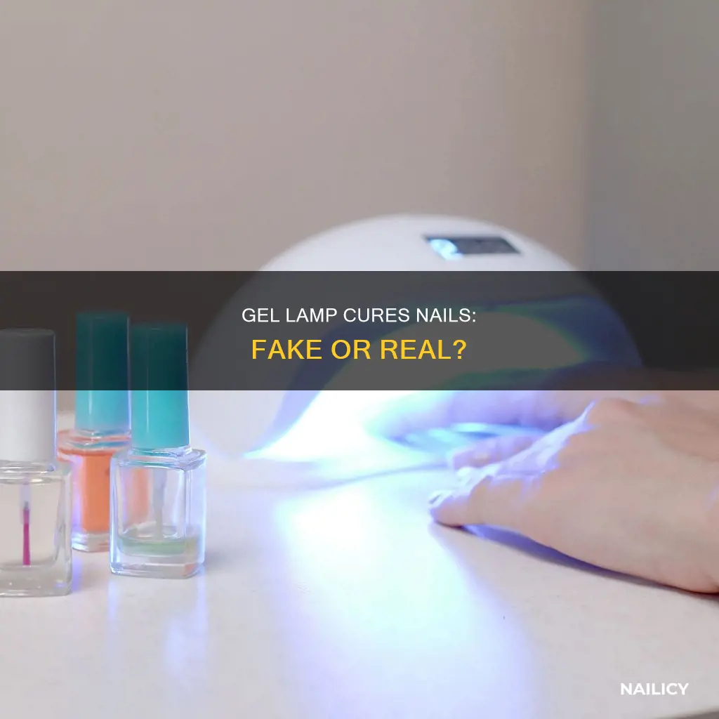 can you put fake nails under a gel lamp