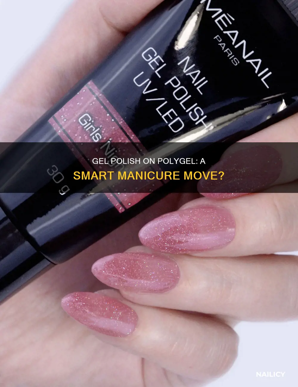 can you put gel nail polish on top of polygel