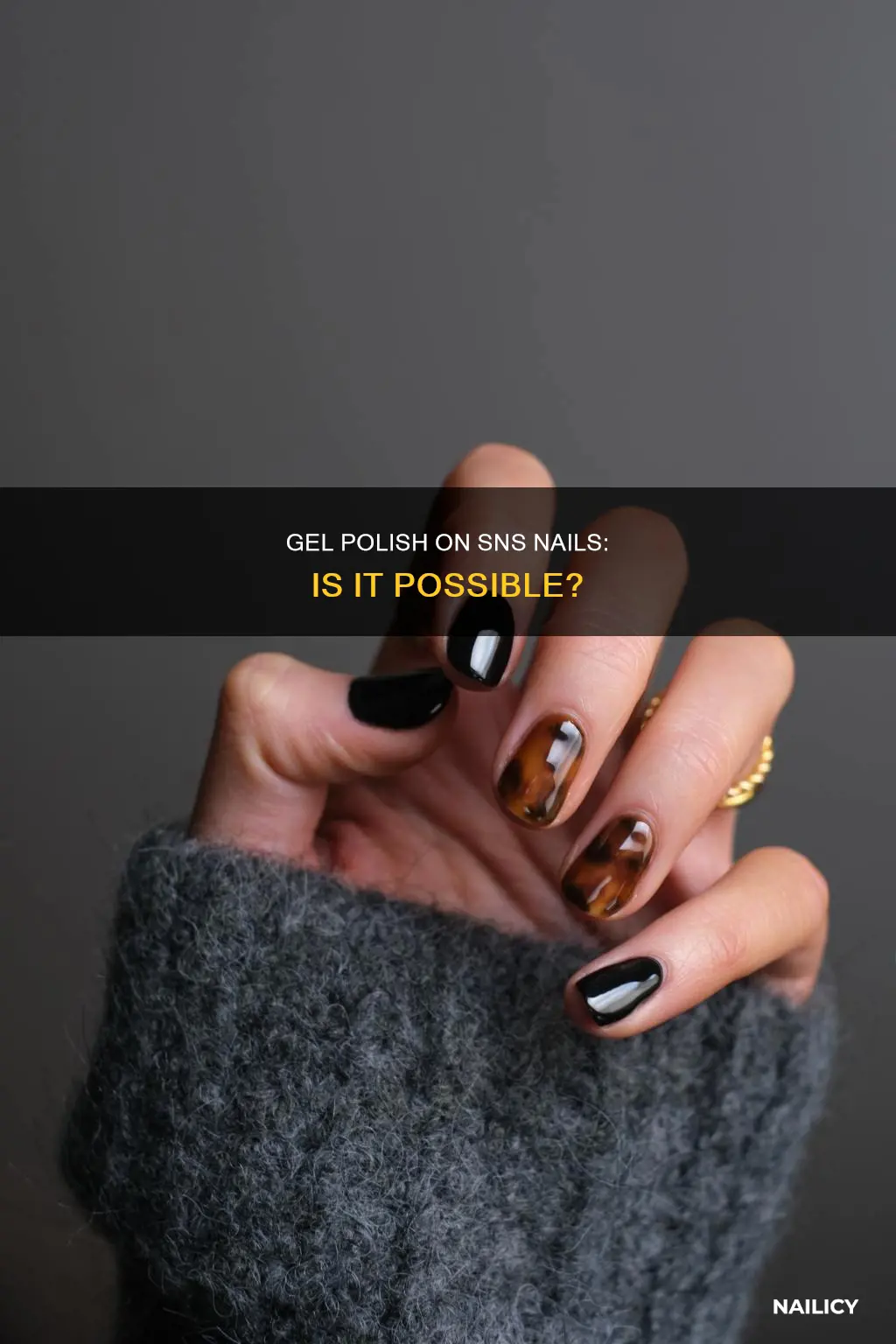 can you put gel polish on sns nails