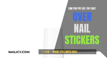 Gel Top Coats Over Nail Stickers: A Smart Combo?