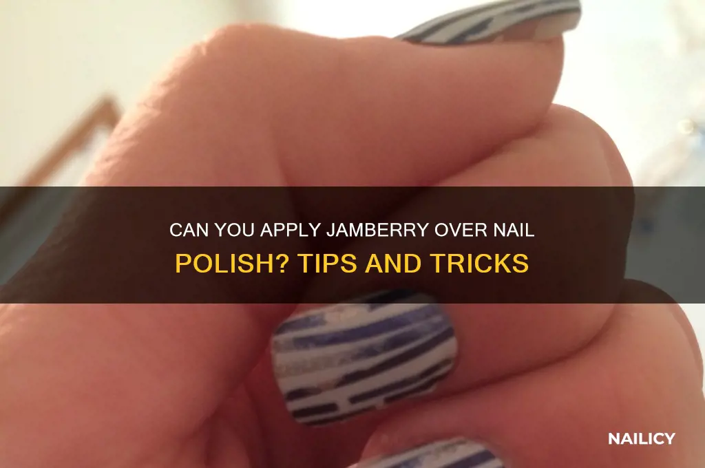 can you put jamberry over nail polish