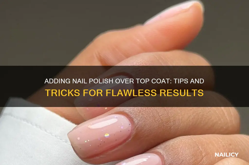 can you put more nail polish over top coat