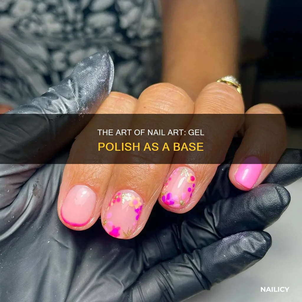 can you put nail art on top of gel polish