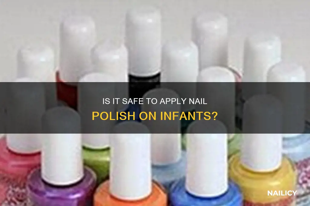 can you put nail polish on a baby