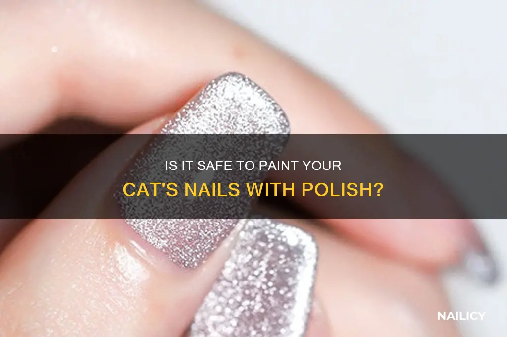 can you put nail polish on cat