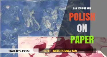 Creative Crafting: Can You Apply Nail Polish on Paper?